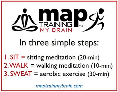 MAP Training My Brain™: Meditation Plus Aerobic Exercise Lessens Trauma of Sexual Violence More Than Either Activity Alone